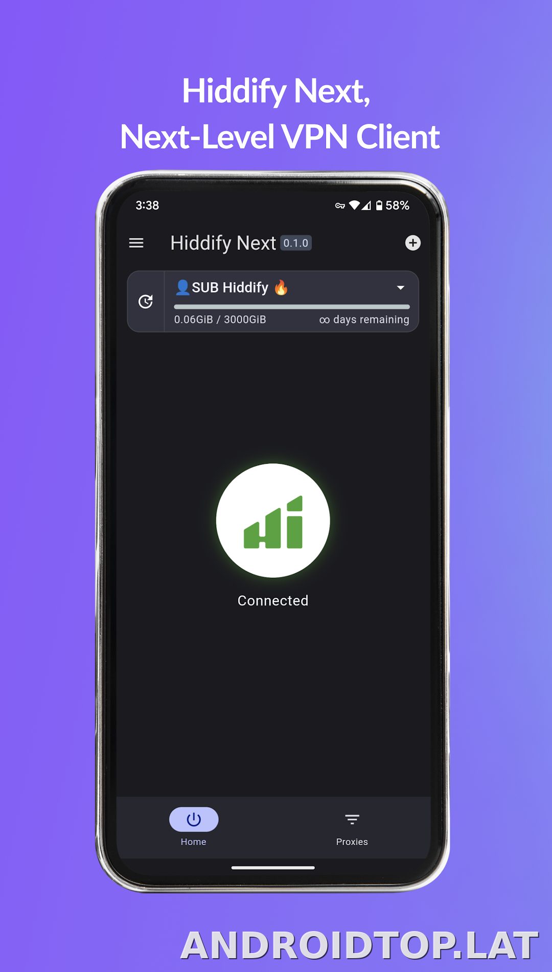 Hiddify скриншот 1