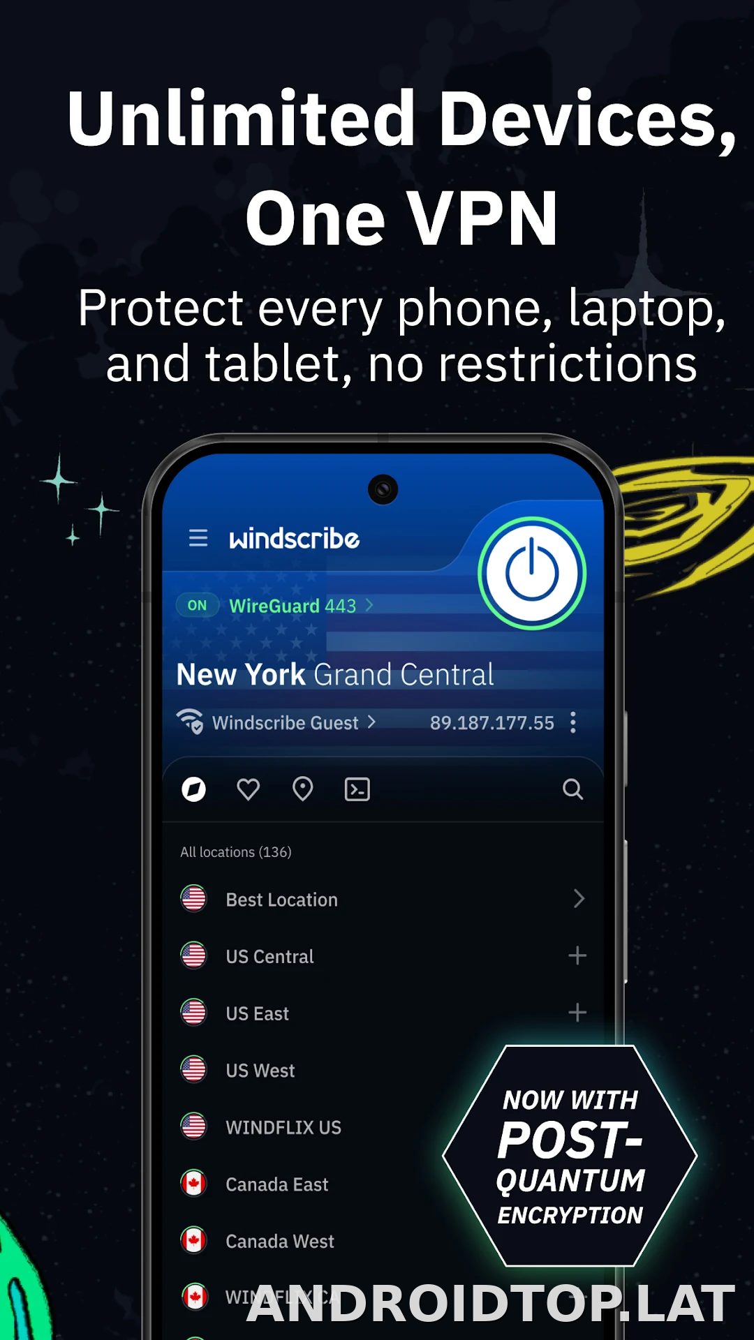 Windscribe скриншот 4