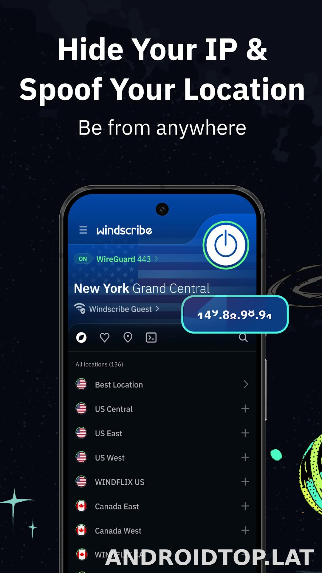 Windscribe скриншот 5